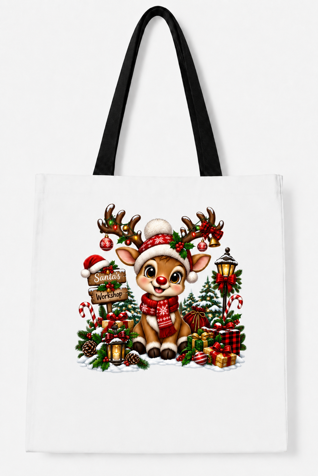 Santa’s Sweetest Helper (Tote Bag)