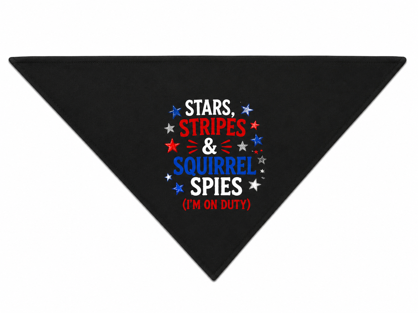 Stars, Stripes & Squirrel Spies Pet Bandana