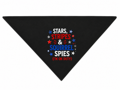Stars, Stripes & Squirrel Spies Pet Bandana
