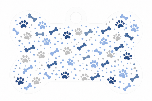Blue Paw Parade (ID Tag)