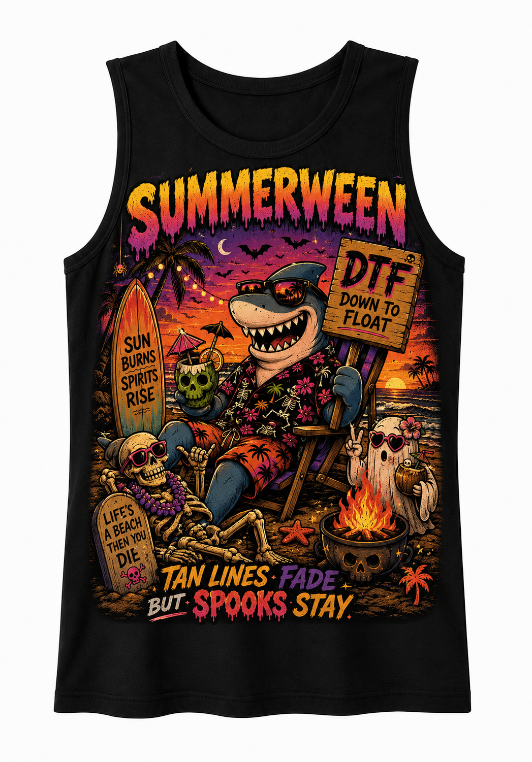 Down to Float Summerween Tank