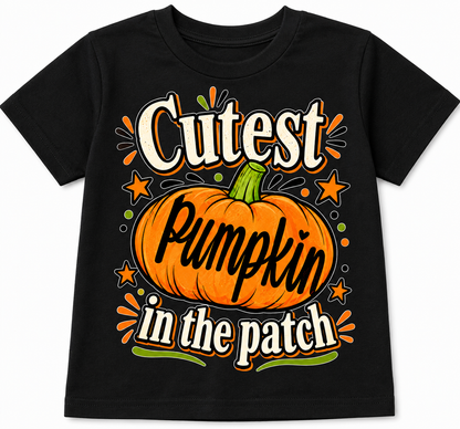 Cutest Pumpkin In The Patch - Kids/ Toddler Graphic Tee