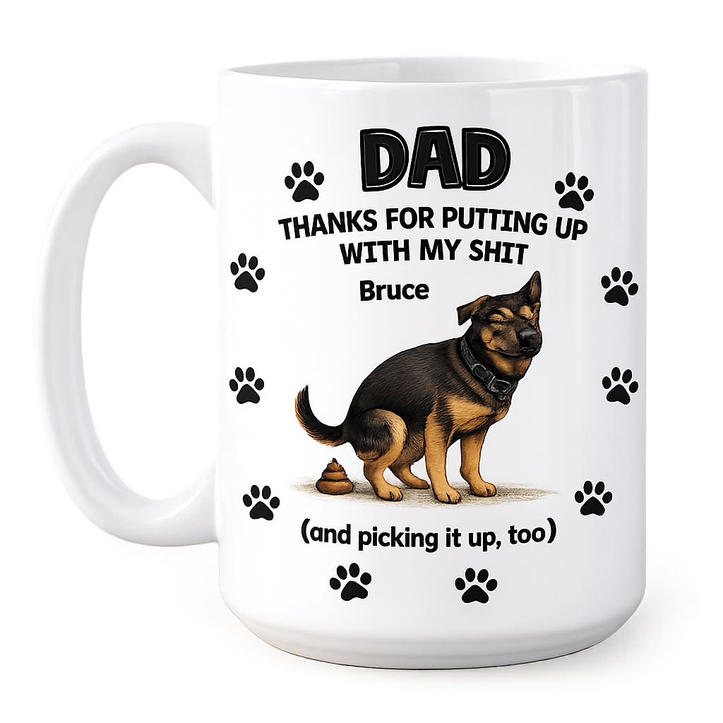 Dad's Favorite Mug – 15oz Personalized Pet Edition