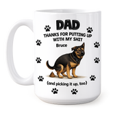 Dad's Favorite Mug – 15oz Personalized Pet Edition