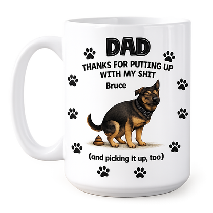 Dad's Favorite Mug – 15oz Personalized Pet Edition