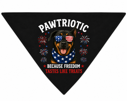Custom Pawtriotic Bandana