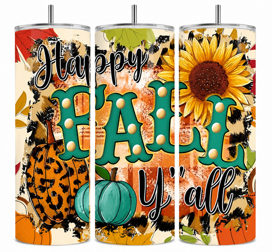 Fall Y'all 20oz Tumbler
