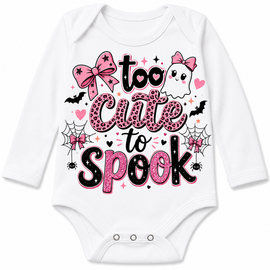 Too Cute To Spook 1 (Long Sleeve Onesie)