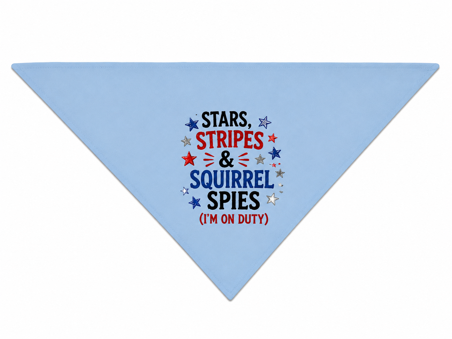 Stars, Stripes & Squirrel Spies Pet Bandana