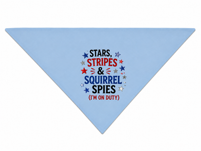 Stars, Stripes & Squirrel Spies Pet Bandana
