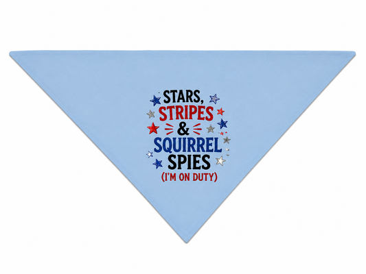 Stars, Stripes & Squirrel Spies Pet Bandana