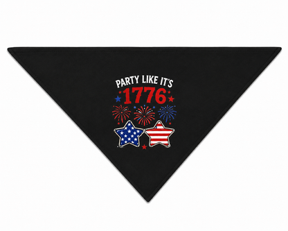 Party Like It's 1776 Patriotic Pet Bandana