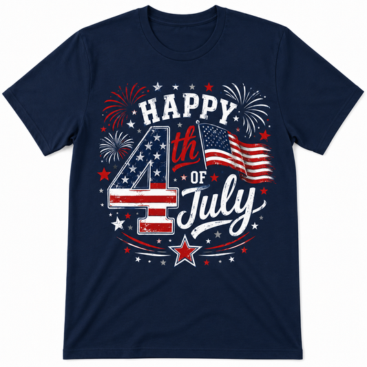 Classic Happy 4th of July