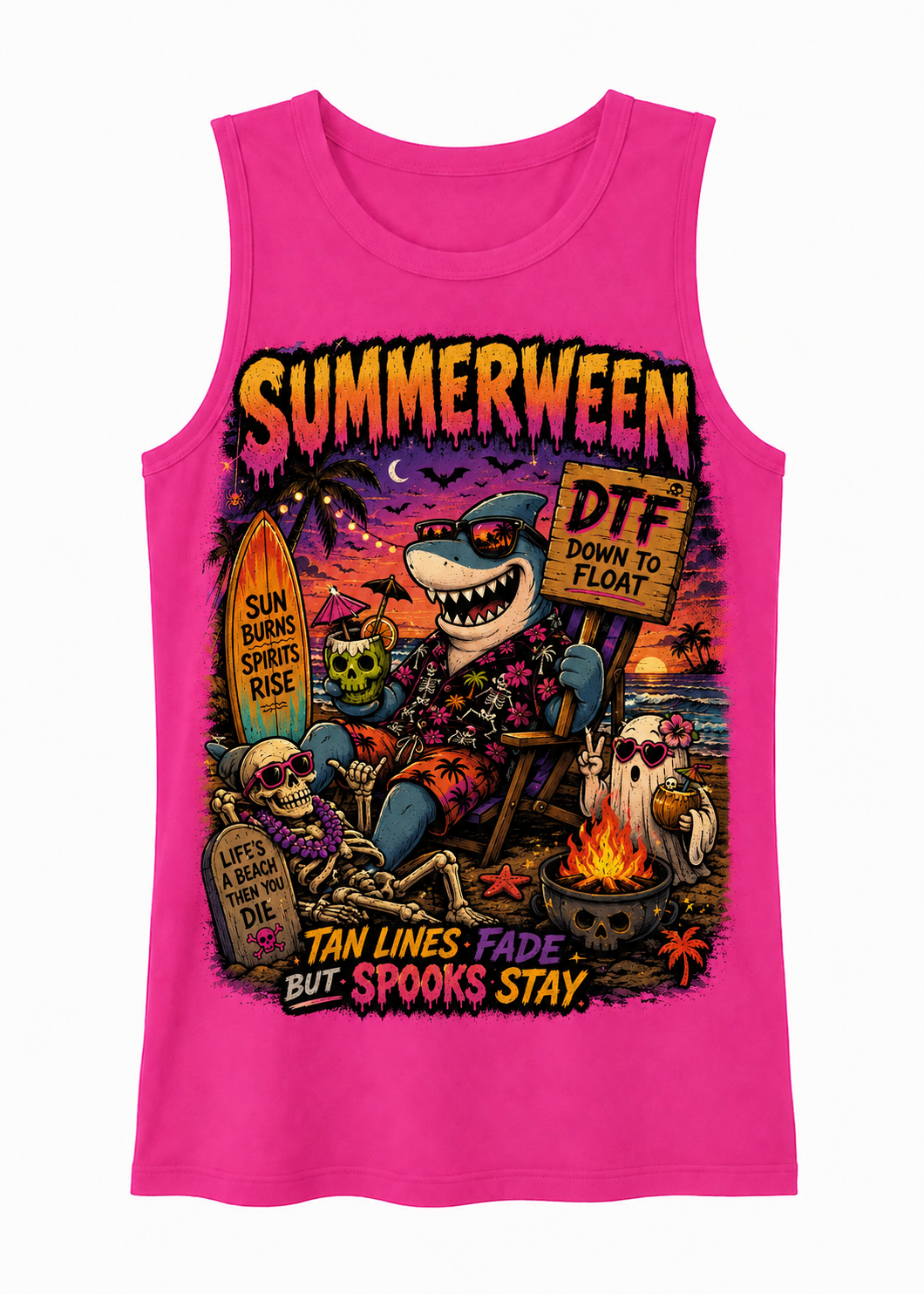 Down to Float Summerween Tank