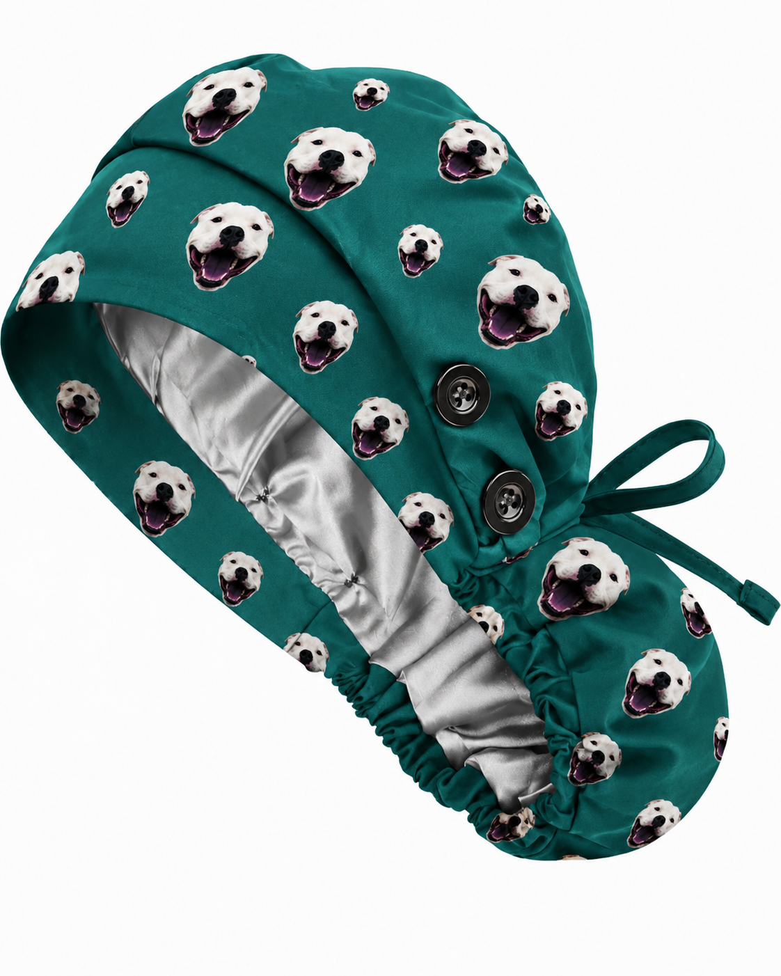 Personalized Ponytail Scrub Cap