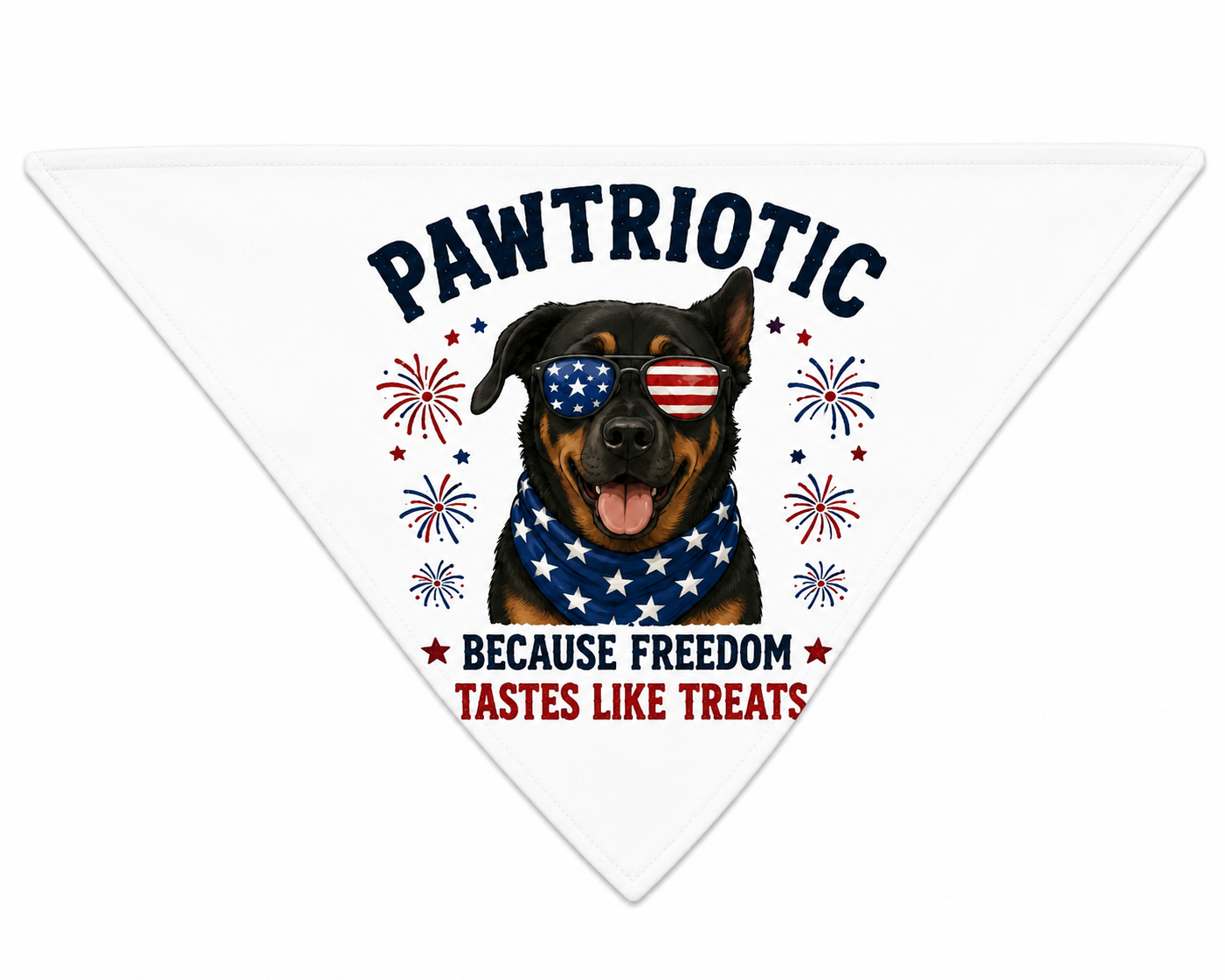 Custom Pawtriotic Bandana