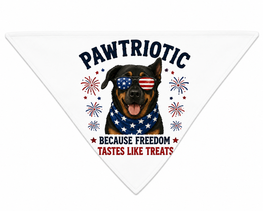 Custom Pawtriotic Bandana