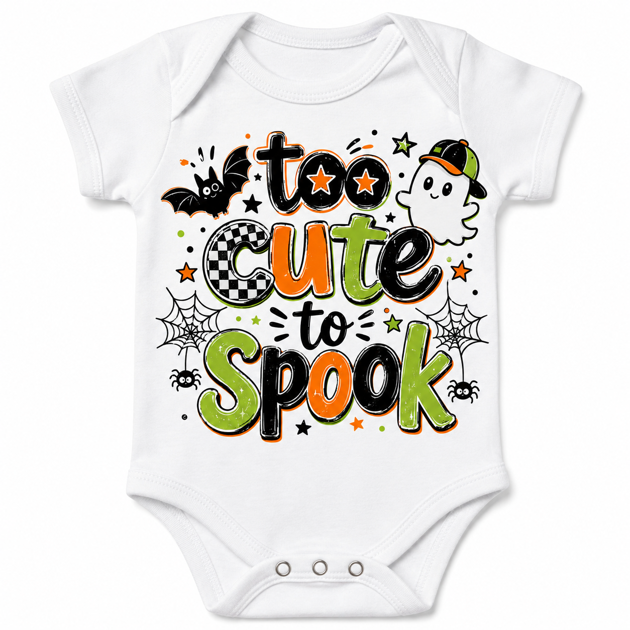 Too Cute To Spook 2 (Short Sleeve Onesie)