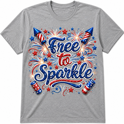Free To Sparkle - Kids/ Toddler Graphic Tee